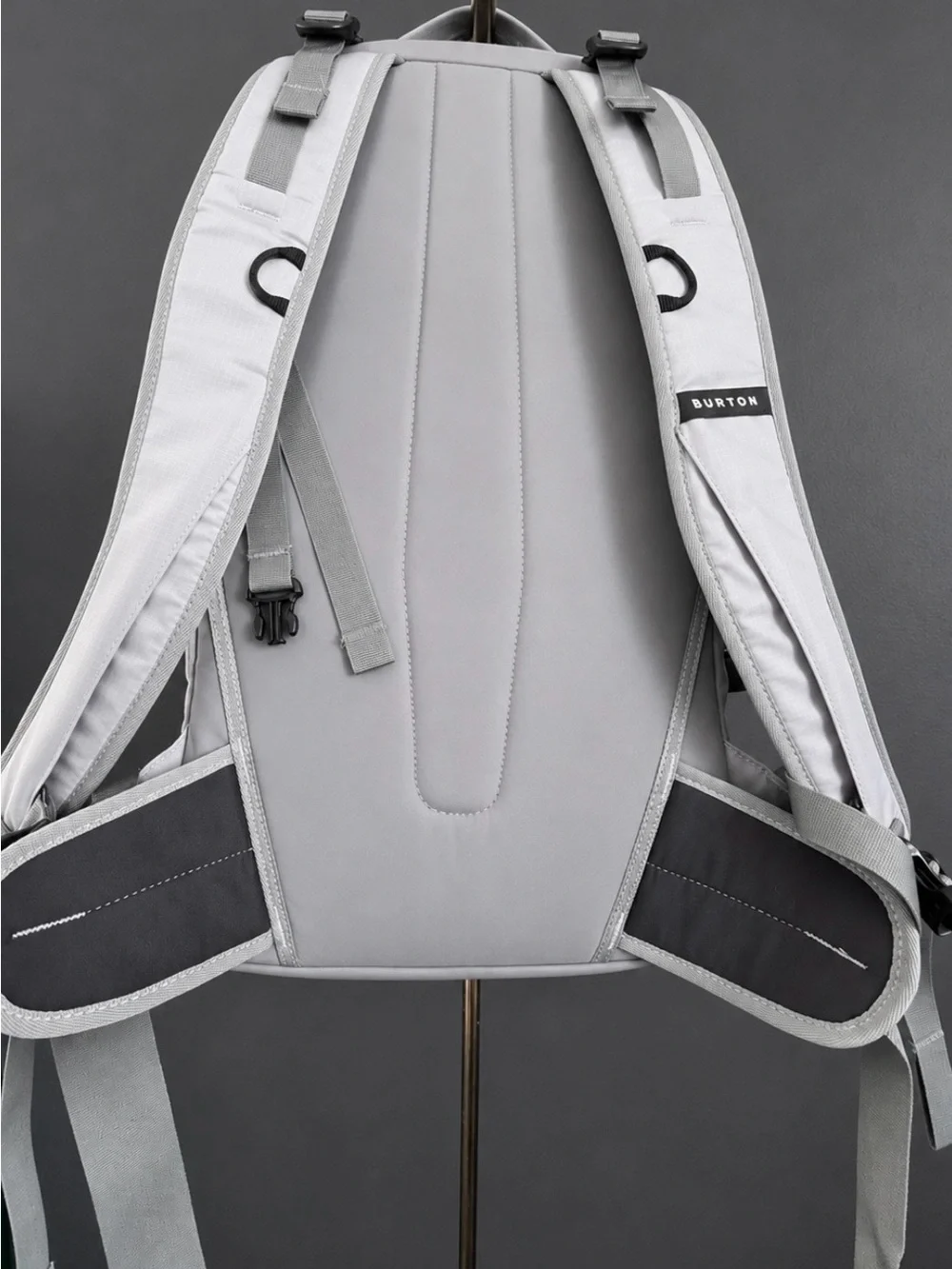 Burton Light Gray Padded Outdoor Backpack